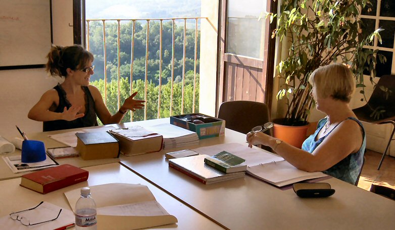 Montepulciano: Il Sasso, sprogskole