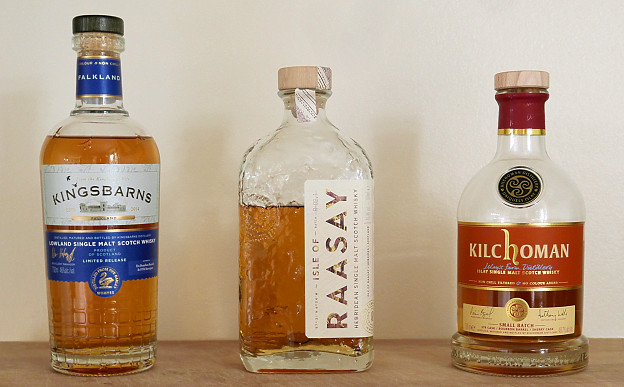 Tre nye whiskyer
