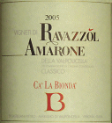 Amarone etiket