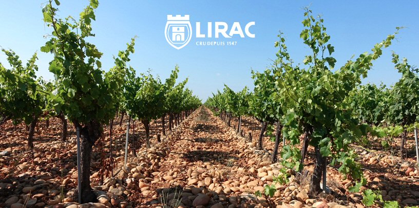 Lirac vinmark og logo