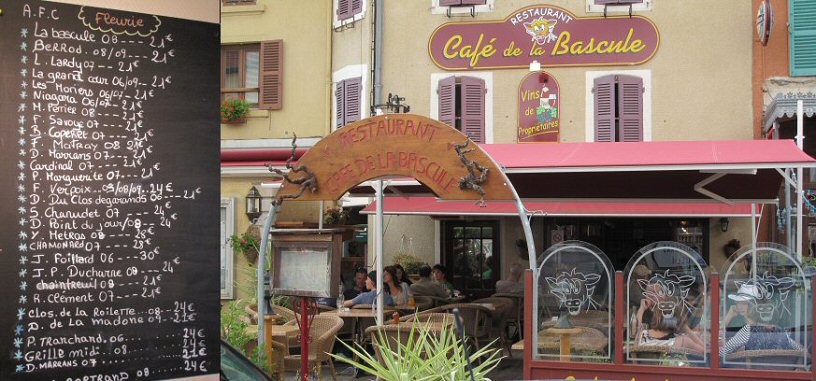 Restaurant Café de la Bascule, Fleurie
