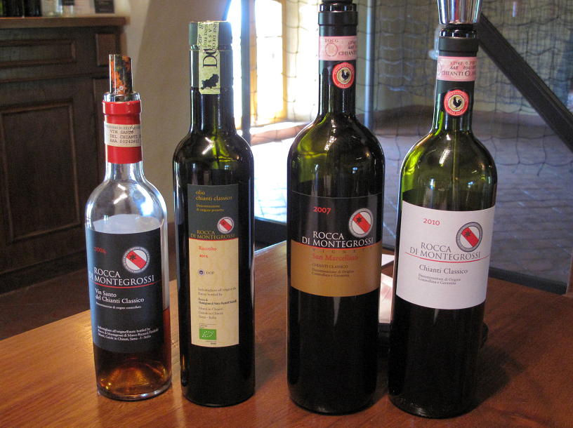 Vin og olie hos Rocca di Montegrossi