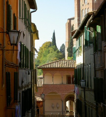 Siena, ved Santa Catharina klostret