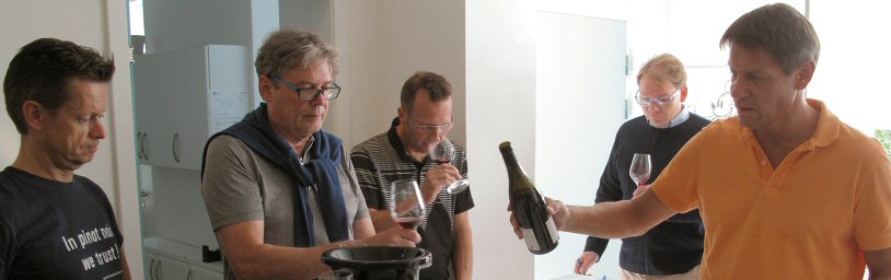 Smagning af rød Bourgogne 2012 hos Jørgensen og Co Vinimport
